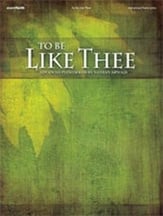 To Be Like Thee piano sheet music cover